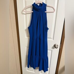 Betsey Johnson women blue dress sz L
